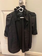 KMJ shirt, black, size small, short sleeve, tux style picture
