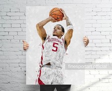 Darius Acuff Jr. Canvas Wall Art / Poster Arkansas Basketball Print Fan Gift picture