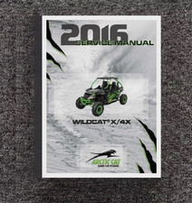 2016 UTV SIDE BY SIDE WILDCAT Service Repair Manual Fits ARCTIC CAT 4X X SE 0660 picture