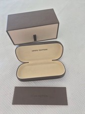 Authentic Vintage Louis Vuitton Sunglasses Eyeglasses Hard Case Box & Booklet picture
