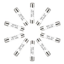 10 x Ceramic Cartridge Fuses 10A 500V 6x30mm Fast Blow picture