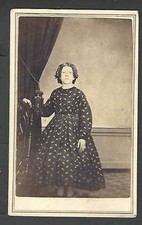 Ca 1865 CIVIL WAR ERA CARTE DE VISITE W/REVENUE STAMP ON BACK PRISTINE SEE INFO picture