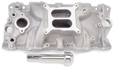 Performer EPS Intake Manifold w/ Oil Fill Tube for 1955-86 Small Block Chevy picture