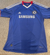 Adidas Blue Chelsea Premier League 2010/2011 Home Football Jersey Size XL picture