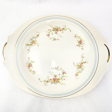 Vintage Limoges Nancy Rose Candle Light Serving Platter Tray Oval Large  picture