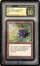 Alpha Black Lotus CGC Pristine 10 Pop 3 Magic the Gathering MTG  picture