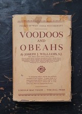 1933 Voodoos And Obeahs Williams - Scarce Vintage African Occultism Book HC DJ picture