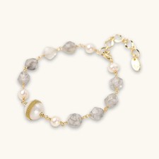 Baroque Pearl Crystal Bracelet picture