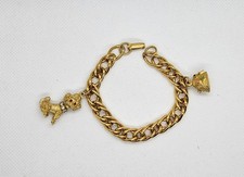 VINTAGE 1960s HOBCO House of Borvani Charm Bracelet Poodle Bee Hive picture