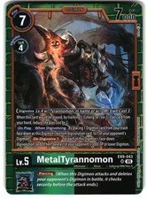 MetalTyrannomon EX9-043 SR Super Rare Versus Monsters Digimon Foil Near Mint picture