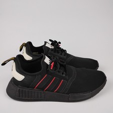 Adidas NMD R1 Black Red Men's Shoes Sneakers Size 9.5 GX9887 Boost GX9887 picture