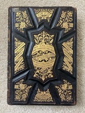 1871 The Bow in the Cloud Stevens Tooled Embossed Gilt Leather Illustrated Book picture