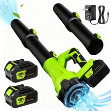 New Cordless Leaf Blower 650CFM/280MPH & 6 Speed Levels Electric w/2 Batteries picture