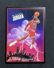 MICHAEL JORDAN Chicago Bulls Basketball Card RARE 1994/95 SPORTS ARTIST PROMO LE picture