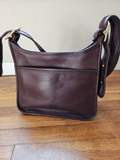 Vintage COACH Legacy 9966 Dark Brown Leather Shoulder Bag Crossbody adjust strap picture
