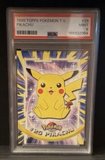 Topps 1999 Pokemon T.V. Pikachu #25 Graded Non-Sport Trading Card picture