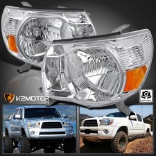 Clear Fits 2005-2011 Toyota Tacoma Headlights Headlamp Left+Right 05-11 Assembly picture