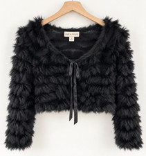 LORD&TAYLOR CROPPED FAUX FUR *VINTAGE* picture