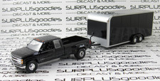 Greenlight LOOSE 1998 CHEVROLET SILVERADO 3500 Dually Pickup w/Enclosed Trailer picture