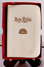 Vintage Holman Rainbow Bible 1929 Order Of The Rainbow For Girls Masonic w Box picture