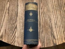 1886 The Great Conspiracy By Logan Slavery Secession Civil War President Lincoln picture