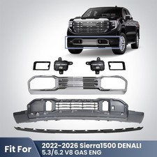For 2022-2026 GMC Sierra1500 DENALI Lower Bumper&Deflector&Foglights NA ENG picture