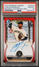 2023 Bowman Chrome Carlos Rodriguez Red  picture