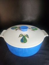 Vintage Georges Briard Covered Casserole Dish, Signed, 1960's, RARE, Peacock... picture