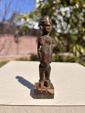 Lumbo Okuyi Female 4.5” Figure Gabon Central African Art Dark Rich Patina  picture