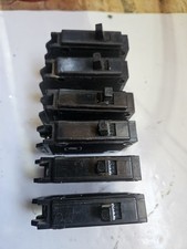 Sylvania / Command Single Pole 15 Amp Breakers Lot Of 6pcs picture
