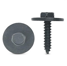 Main ST Collective 50x Black Hex Trim Screws 4.2x20mm w/ Washer GM picture