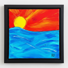 EMBRY Original 6x6 Acrylic Painting 