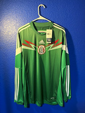 Mexico 2014 brazil world cup long sleeve home jersey *BNWT* picture