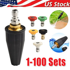 4.0GPM High Pressure Washer Rotating Turbo Nozzle Spray Tip 4000PSI 1/4