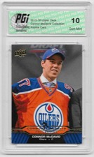 Connor McDavid 2015-16 Upper Deck Collection #CM-1 Rookie Card PGI 10 Oilers picture