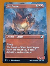 1x Red Dragon | Borderless | Forgotten Realms | MTG Magic Cards picture