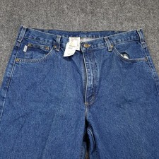 Carhartt B17 DST Jeans Mens 38 X 32 Relaxed Fit (fits 36 X 33) Cotton denim NEW picture