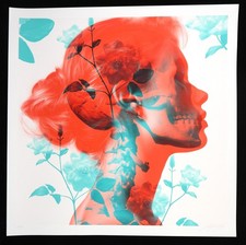 INSANE 51 The Garden Within ed/100 SIGNED Screen Print + Shepard Fairey Sticker picture