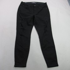 Torrid Jeans Womens 12 Straight Leg Casual Pockets Casual Black High Skinny picture