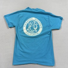 Vintage Anvil Shirt Mens Large Blue Mammoth Mountain California Ski Graphic Tee picture