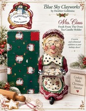 Blue Sky Clayworks Heather Goldminc  Mrs. Claus Fresh From The Oven Tea Candle picture