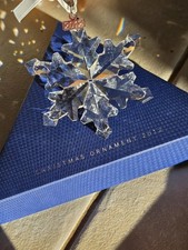 Swarovski Crystal Annual Snowflake Hanging Ornament 2012 Christmas Holiday picture