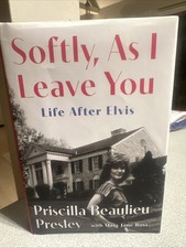Priscilla Presley Signed Softly, As I Leave You 1st Ed HC Book JSA Authenticated picture