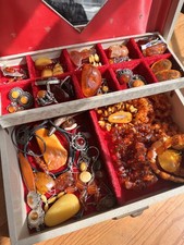 Baltic Amber Vintage Jewelry Lot picture