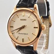 SEIKO Diashock 4S24-0070 21J Manual Gold Mens Vintage Watch [TOP MINT] picture