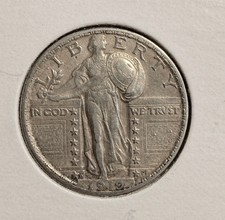 1919-D Standing Liberty Quarter. VF-XF picture