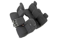 Rough Country Neoprene Front & 60/40 Rear Seat Covers for 19-26 Ram 2500 - 91044 picture