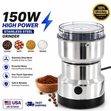 Electric Coffee Bean Grinder Nut Seed Herb Grind Spice Crusher Mill Blender New picture