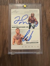 2023 Leaf- Floyd Mayweather / Conor McGregor- Auto Autograph picture