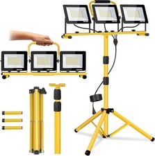 21000 Lumen LED Work Light with Stand -3 Head Portable Work Light 6500 Kelvin Co picture